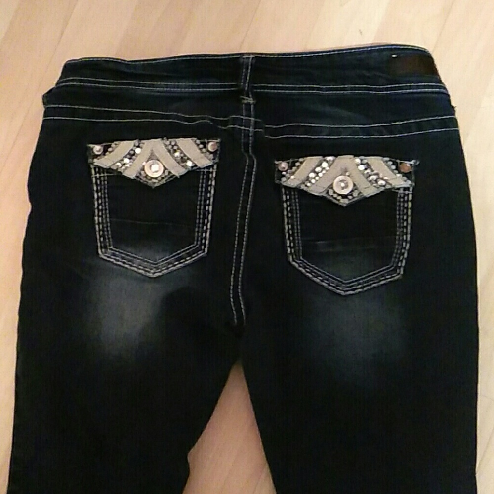 Wallflower Dark Skinny Jeans